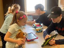 River Tech students exploring creative work