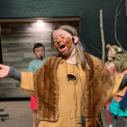 River Tech students performing in a play